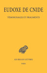 Eudoxe de Cnide - témoignage et fragments