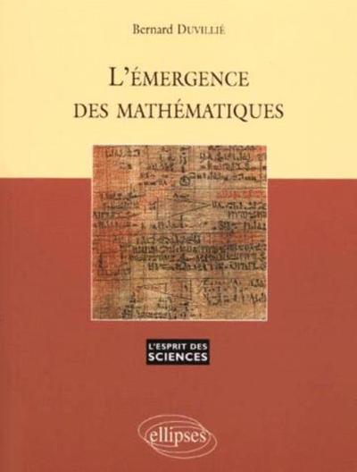 L'émergence des mathématiques