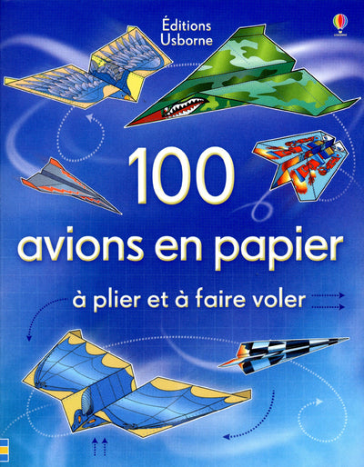 Couverture du livre 100 avions en papier de Andy Tudor