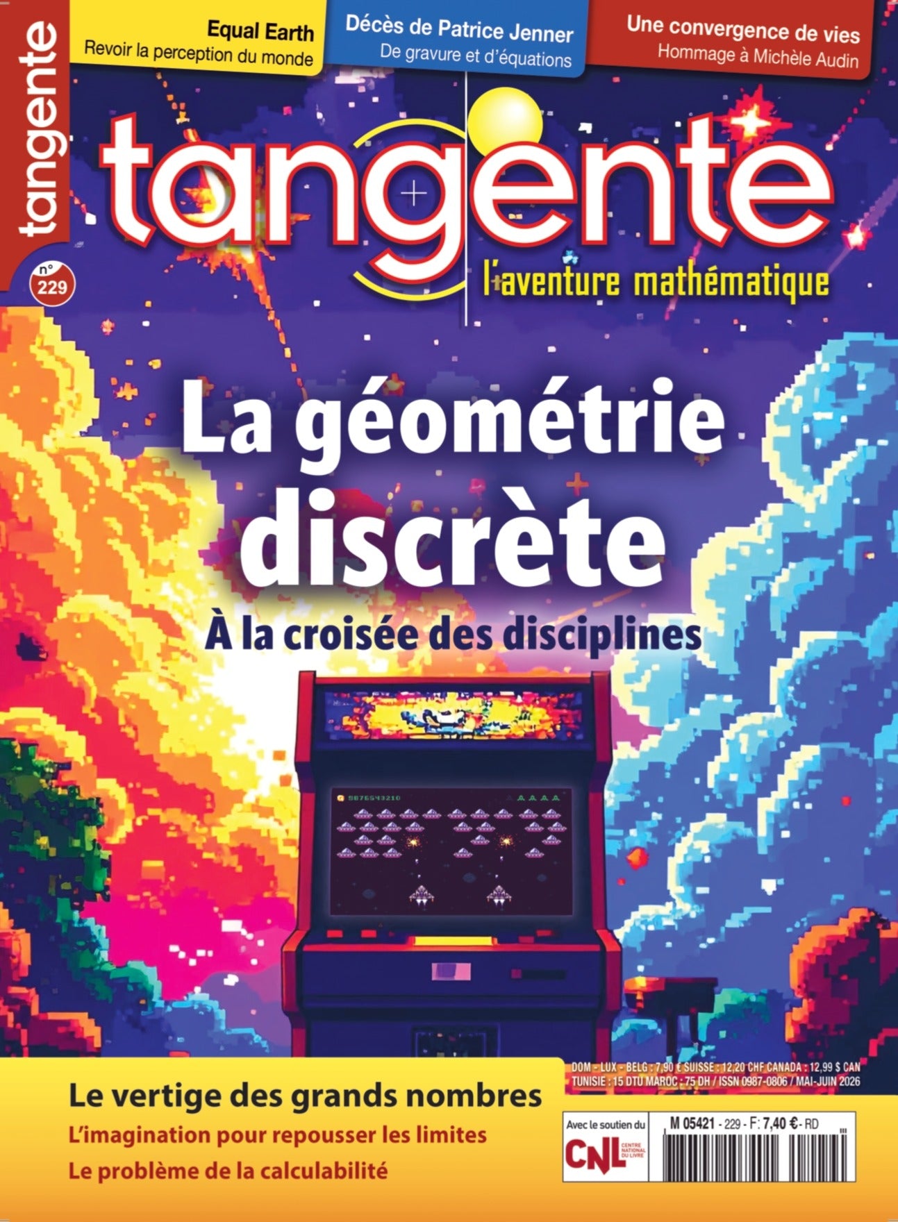 Couverture du livre Tangente 229 - La géométrie discrète - à la croisée des disciplines