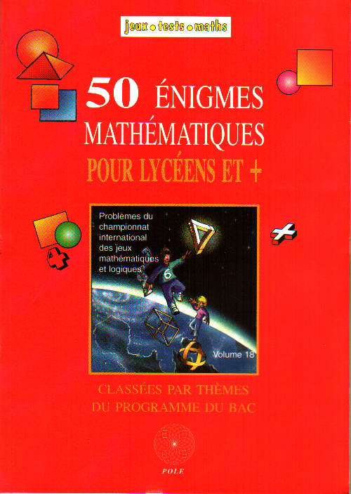 Couverture du livre 50 énigmes lycée de Michel Criton